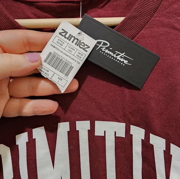 PRIMITIVE COLLEGIATE ARCH TEE - Picture 2 of 2